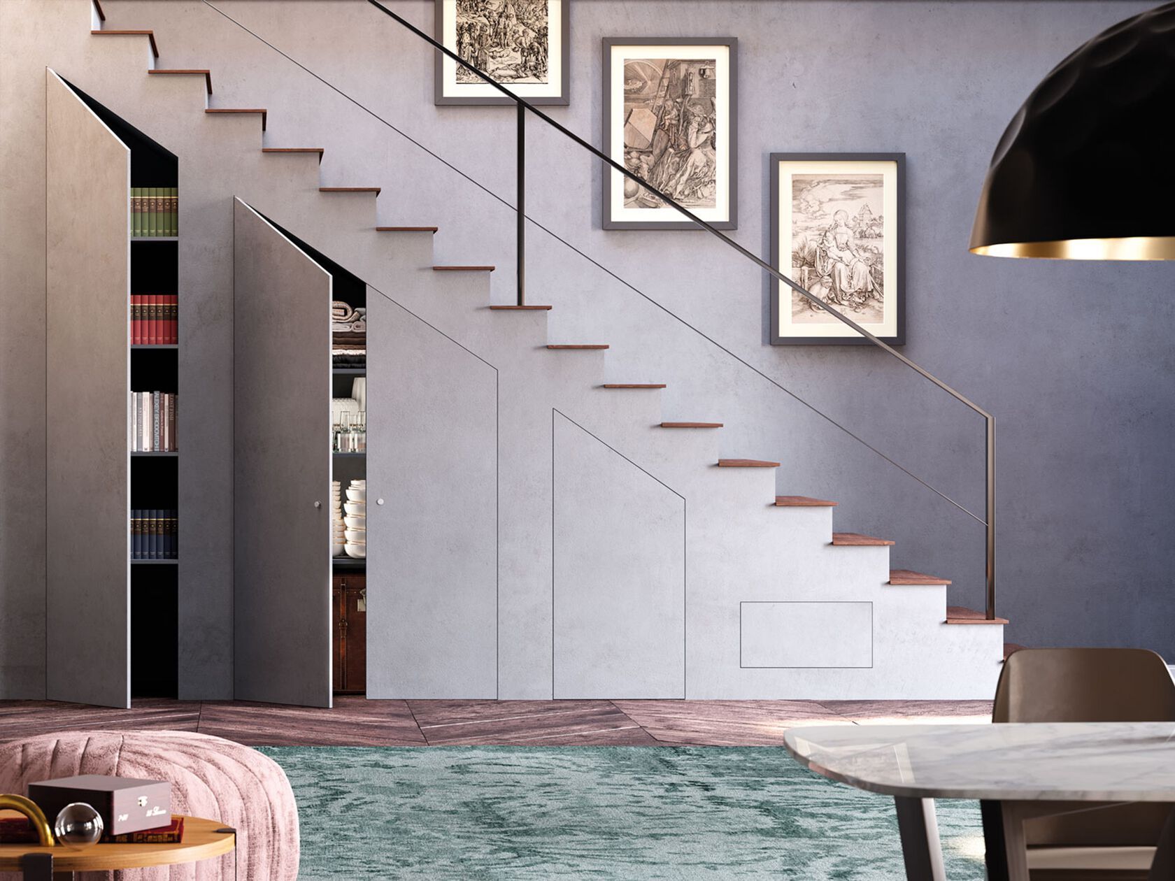 Flush-to-wall closing systems with paintable door panel Eclisse ECLISSE Syntesis ARCH-00109790 - Вид №2