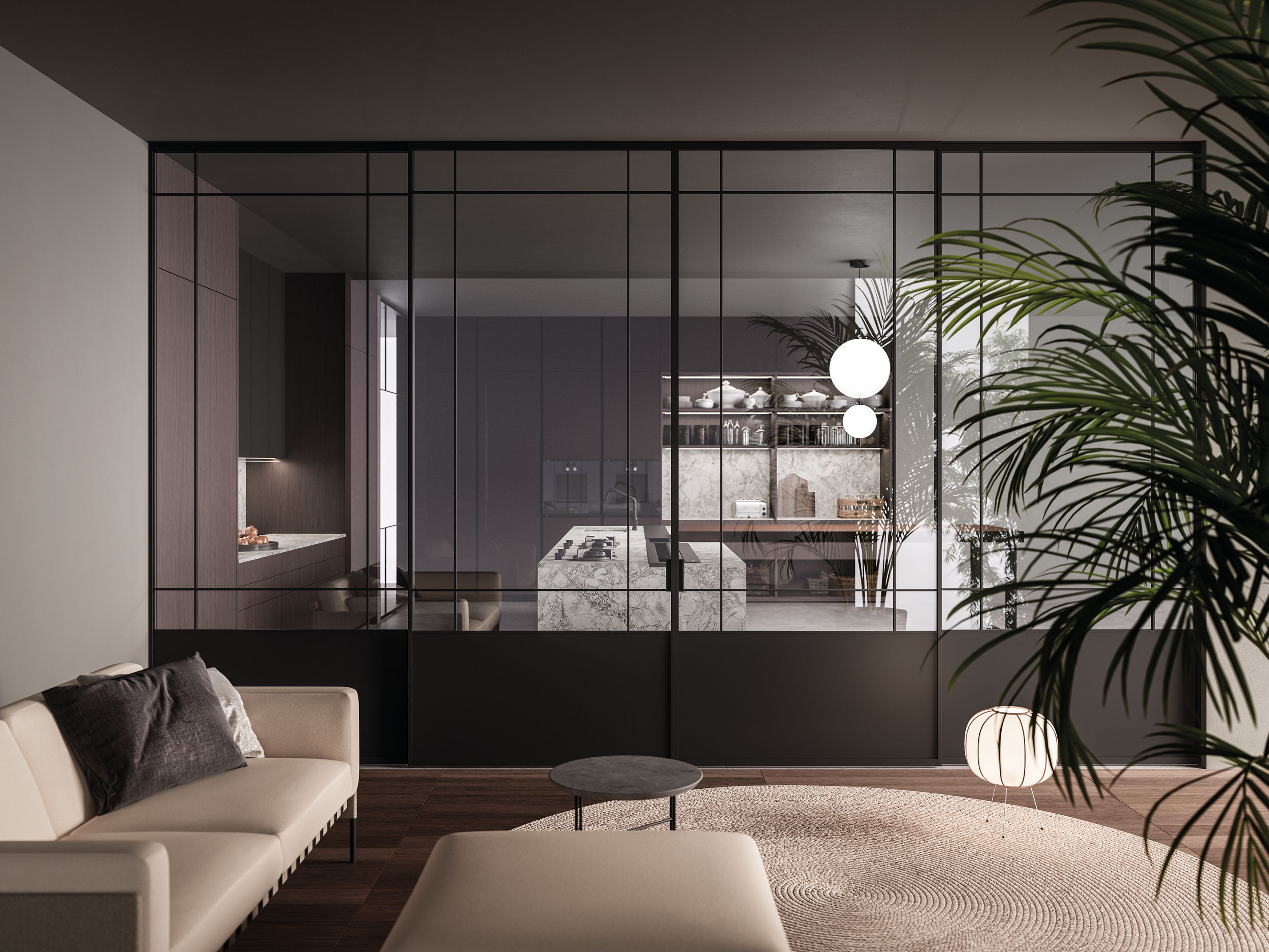 Передвижная стена / дверь из алюминия и стекла ADL Deco ARCH-00032713 - Вид №3