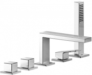 Fir Italia Встраиваемая ванна с 5 отверстиями и ручным душем Kelio 63 6331404