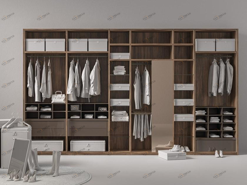 TUMIDEI Гардеробная / гардероб из меламина sun-id-1502803