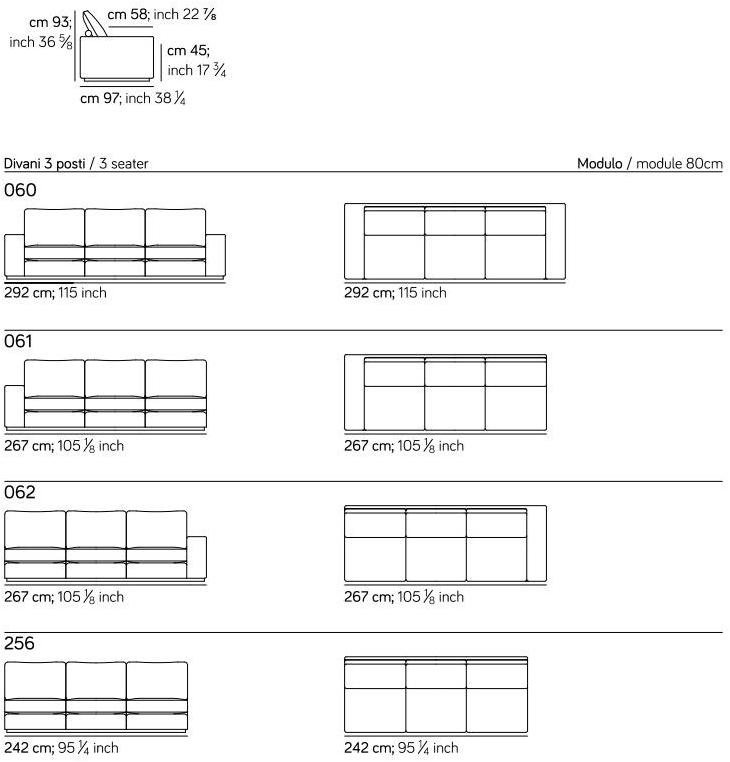 AMURA 2-местный тканевый диван Murray Am022.030 - Вид №7