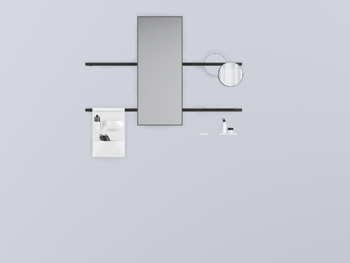 SWSTRE-RO+SWSPR-CM+SWSPI-NM+SWM10-BI+SWM20-BI+SWSCR-BI . прямоугольный дерево cielo Siwa Ceramica Cielo