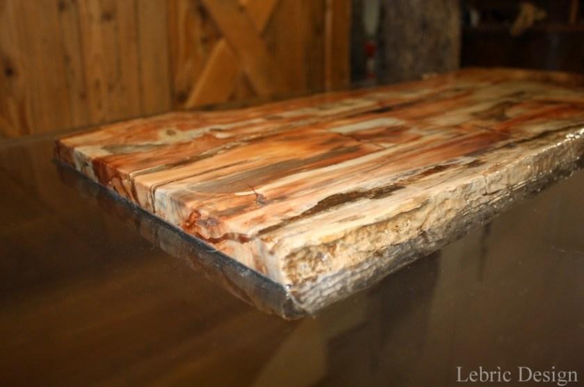 ANTICO TRENTINO Низкий круглый журнальный столик из полимера Tavoli in legno pietrificato sun-id-1452581 - Вид №22
