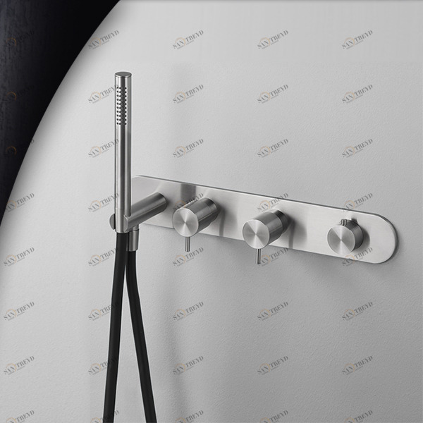 Смеситель для душа матовая сталь Toki Radomonte TKI51S