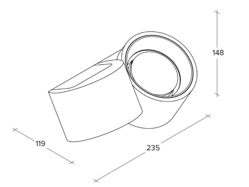 Гипсовая настенная лампа Tecnico NASSO 2 TONDA ARCH-00001324 - Вид №6