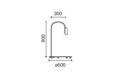 Напольная лампа из нержавеющей стали Flos Outdoor Collection-пол ARCH-00151071 - Вид №6