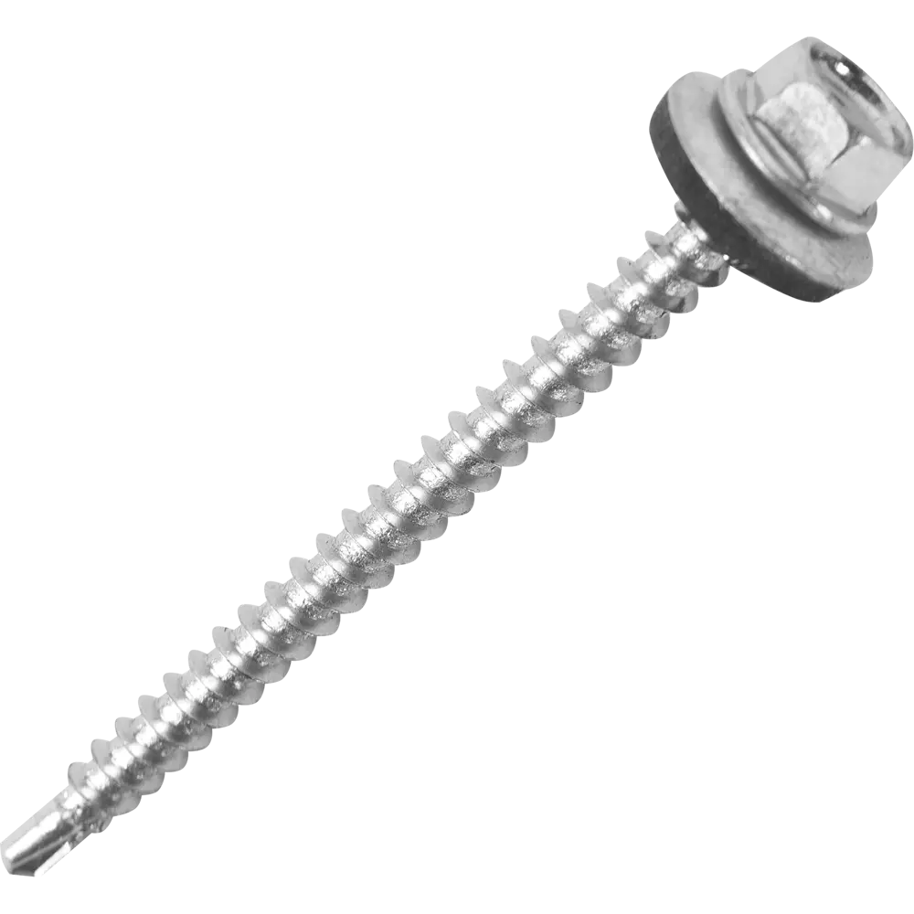 Саморезы кровельные Omax оцинкованные с буром 5.5x51 мм, на вес STLM-2040214