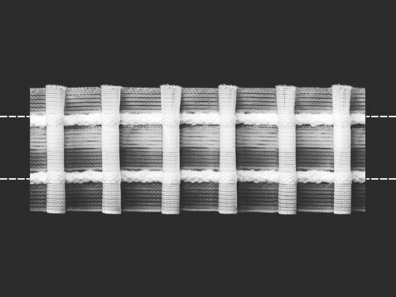 01с3017 Лента шторная 29 мм Беларусь прозрачный Santreyd 