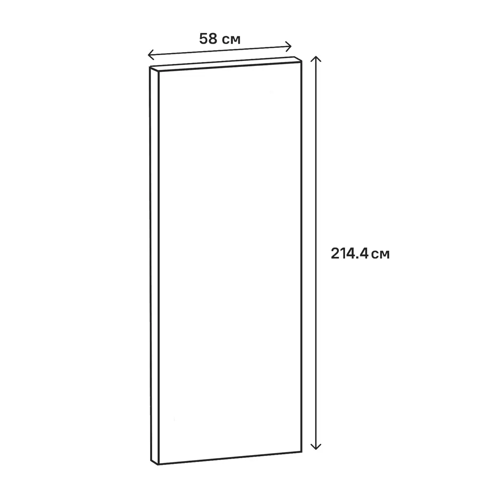 Фальшпанель Delinia ID Касли 58x214.4 см для кухонного шкафа 86880987 STLM-1479794 - Вид №11