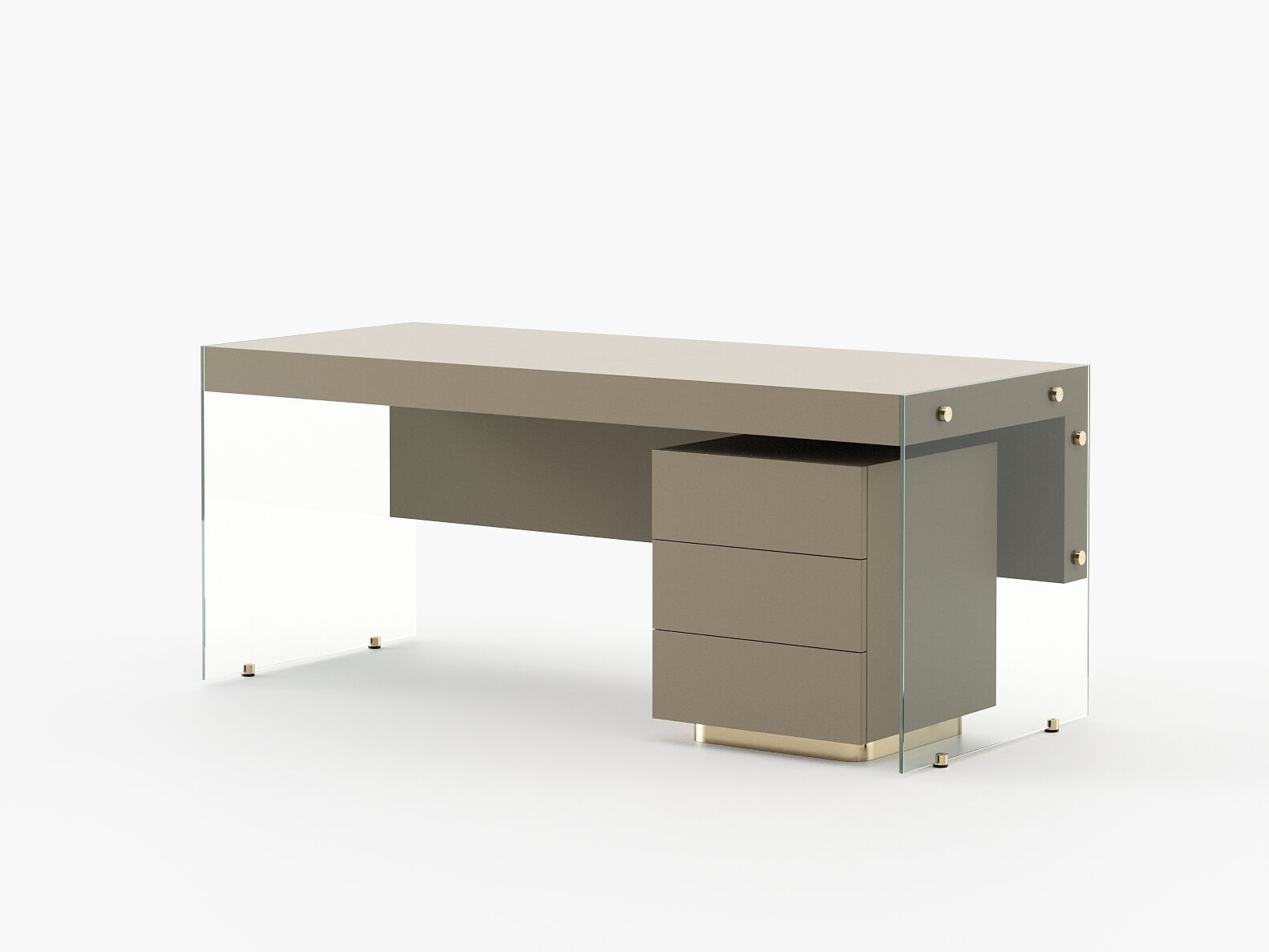 Прямоугольный стол из дерева и стекла Laskasas Essence ARCH-00144173 - Вид №9