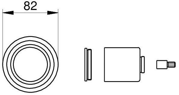 Bronces Mestre Смеситель для душа из металла Shower system 046392.b-3.b-4.b-5.b - Вид №1