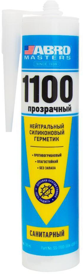 90353062 Герметик SS-1100-SAN-CLR-RE 0.33кг Прозрачный STLM-0197159 ABRO
