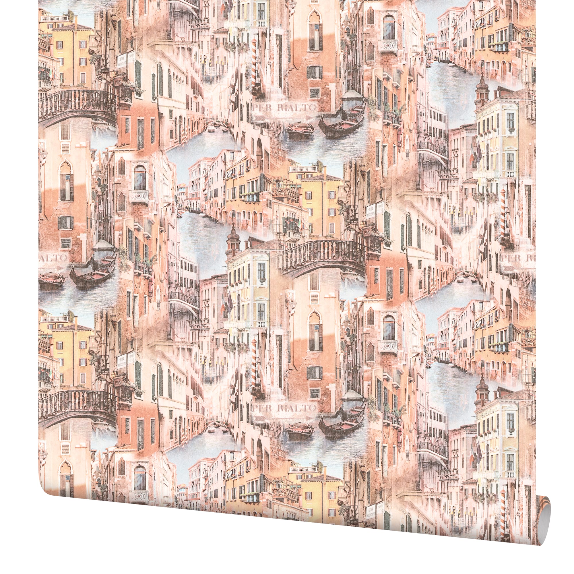 82912554 Обои флизелиновые оранжевые 1.06 м PP71607-35 Lucia Santreyd