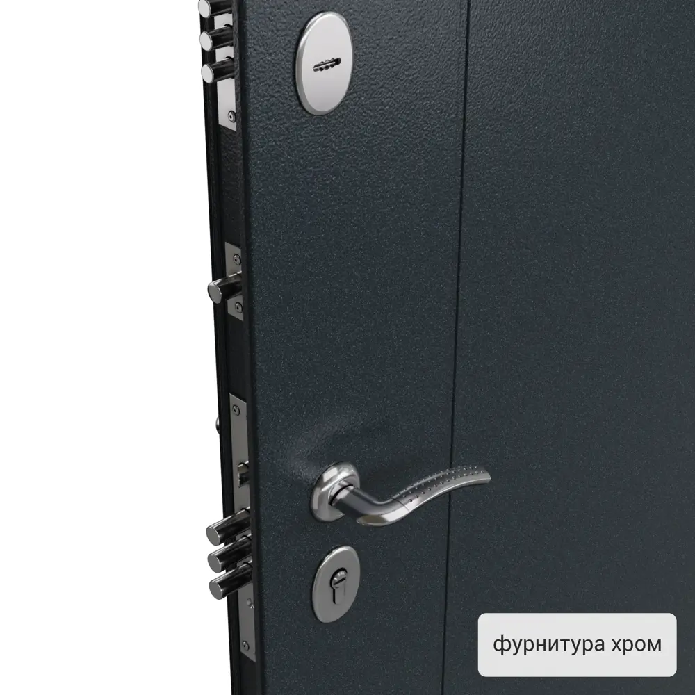 Дверь входная металлическая Делмор 860x2050 мм левая. цвет синий TOREX STLM-2013310 - Вид №2