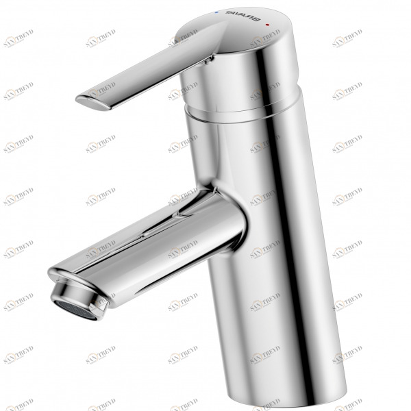 Cмеситель для ванной комнаты на раковину низкий VARUNA F1134187CP bravat 