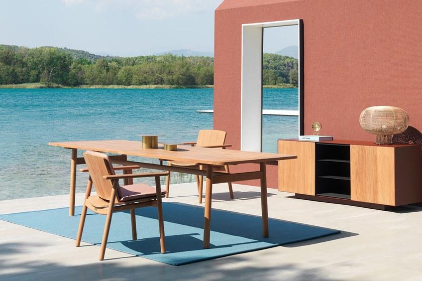 Kettal Прямоугольный садовый стол из тика Riva #26712 - Вид №2