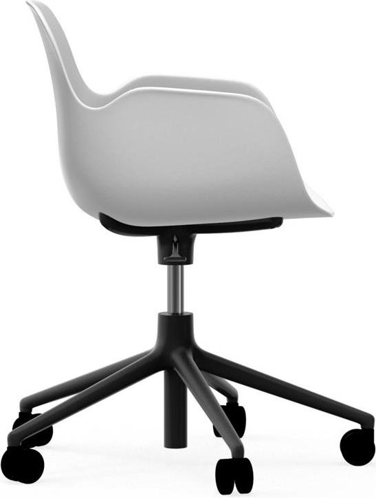 606150 Кресло Swivel 5W Gaslift Black Alu White Normann Copenhagen Form - Вид №2