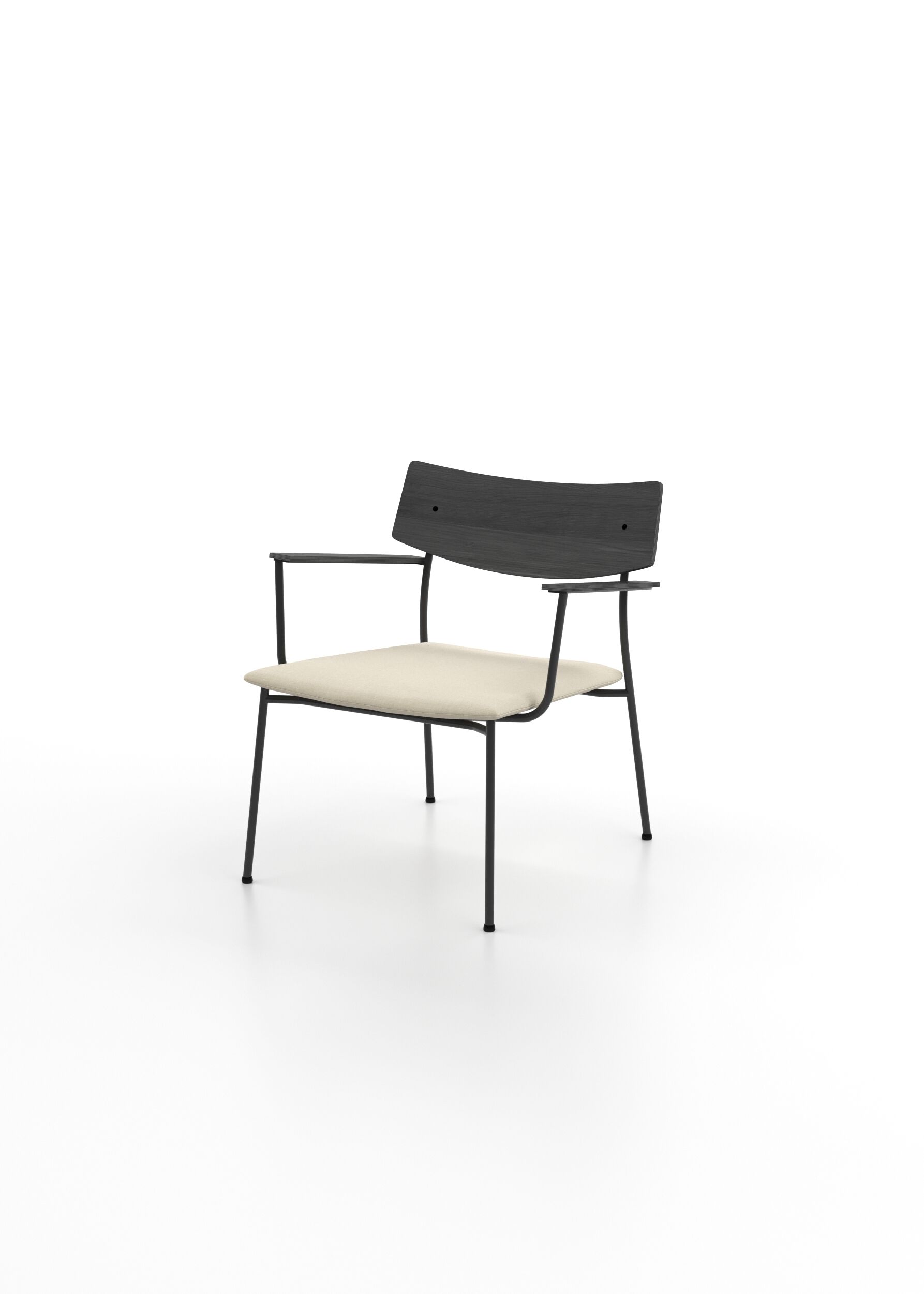 Деревянное кресло с мягким сиденьем Omelette Editions Alex ARCH-00066879 - Вид №5