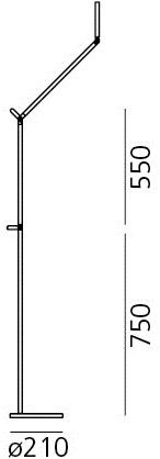 Artemide Торшер для чтения с прямым светом Demetra sun-id-1408072 - Вид №1