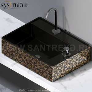 L640401G Накладная раковина на столешницу  прямоугольная A. e T. Italia Fly