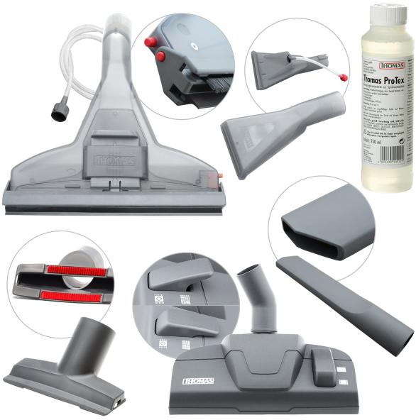 TWIN XT Пылесос / 1700 вт, аквафильтр, влажная уборка, цвет: синий с белым Thomas  - Вид №17