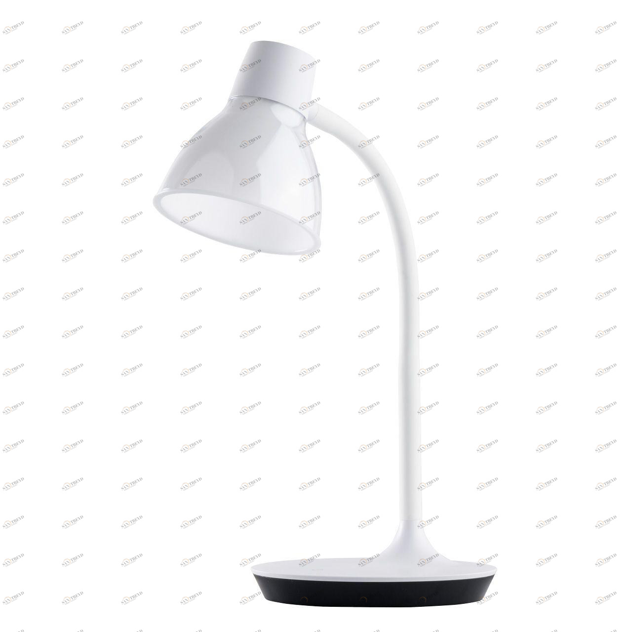 Настольная лампа белая с плафоном "Ракурс" 631036301 DE MARKT КЛАССИЧЕСКИЕ 00-3834936 Белый 