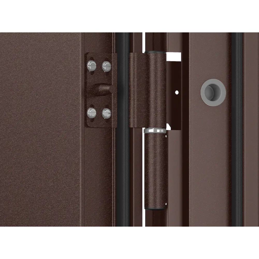 Дверь входная металлическая Оптим 88x205 см левая цвет белый дуб DOORHAN STLM-2051569 - Вид №3