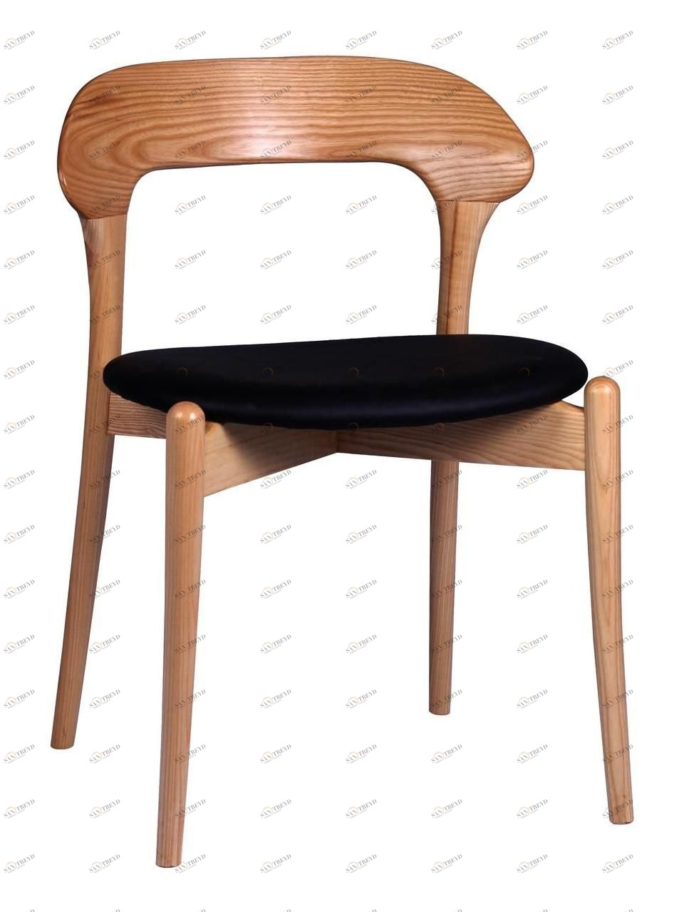 Стул деревянный бежевый Christoff BRADEX HOME  00-3973887 Бежевый;черный 