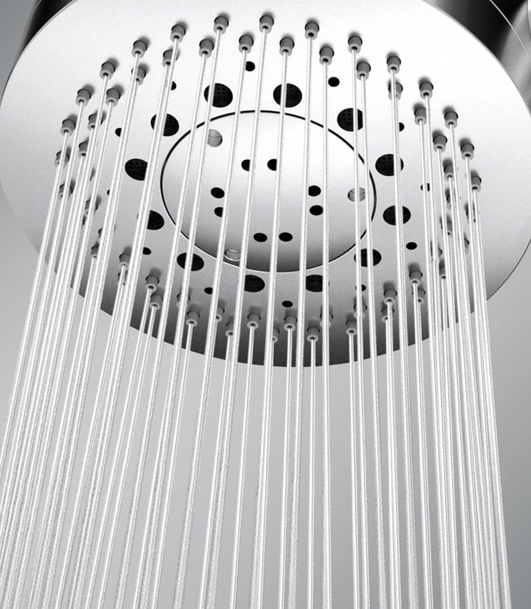 Настенная душевая головка с 3 струями Bossini KIRA ARCH-00128377 - Вид №2