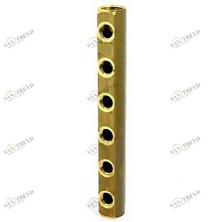 Коллектор ВВ 1' магистральный двусторонний ITAP 6 выходов 1/2'В 50мм 86016