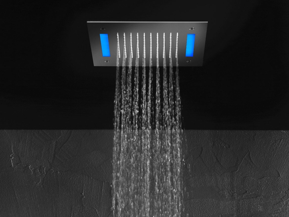 Светодиодная насадка для душа из нержавеющей стали с хромотерапией Rubinetterie Mariani хромотерапия ARCH-00039745 - Вид №1