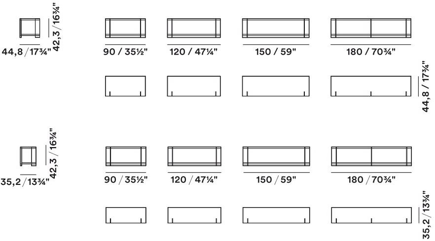 JESSE Низкий дубовый журнальный столик с журнальной полкой Simon system sun-id-1414911 - Вид №1
