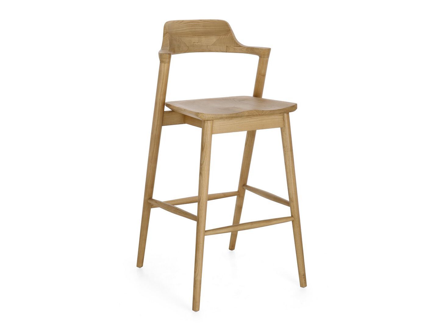 Высокий деревянный стул со спинкой BIZZOTTO Amery ARCH-00099096