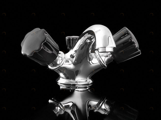 Devon&Devon Смеситель для раковины на столешницу, одно отверстие Black morris Ddmrbl310cr