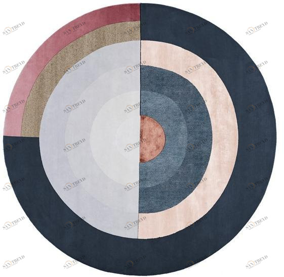 cc-tapis Круглый ковер ручной работы Signature sun-id-1388422