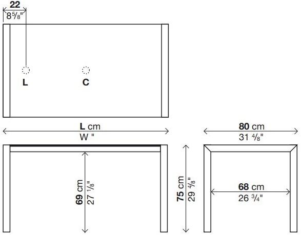 Kristalia Раздвижной стол из alucompact® Sushi sun-id-1366766 - Вид №4