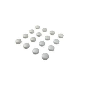 Заглушка для болтов к стеклу Domani-Spa ø10 мм пластик цвет белый, 16 шт