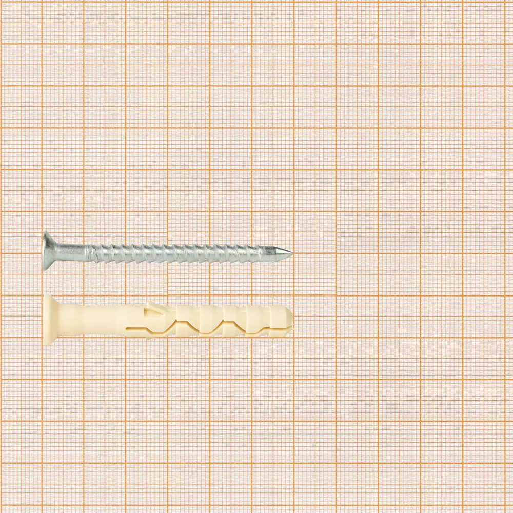 Дюбель-гвоздь потайной Европартнер 8×60 мм для надежного монтажа 89383276 STLM-1446349 - Вид №5