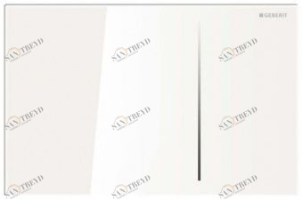 115.625.SI.1 клавиша смыва Geberit Sigma70, двойной смыв, для бачка Sigma 8 см., белое стекло Santreyd 