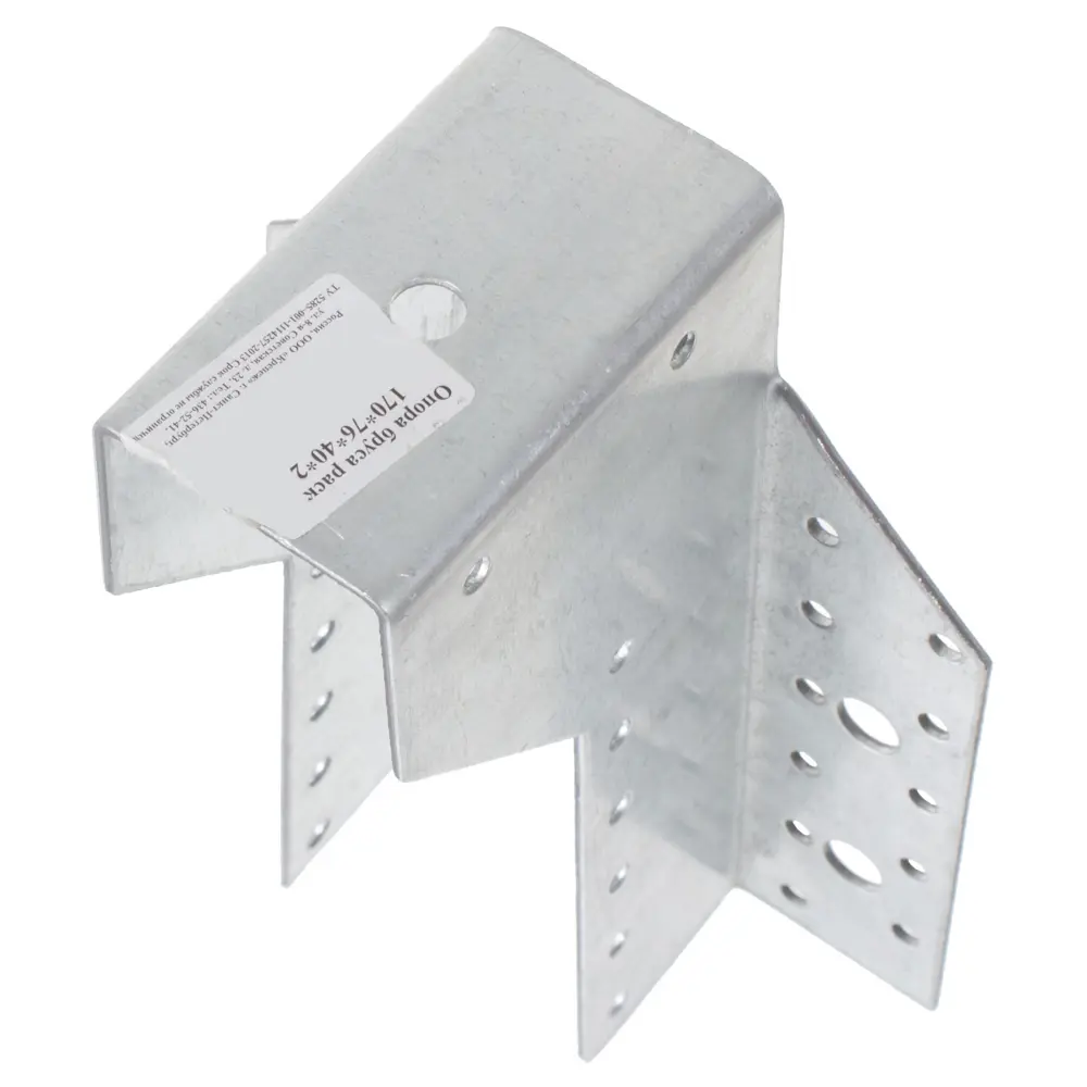 Опора балки раскрытая 40х170х2 цвет серый КРЕПКО-НАКРЕПКО STLM-2142212 - Вид №3