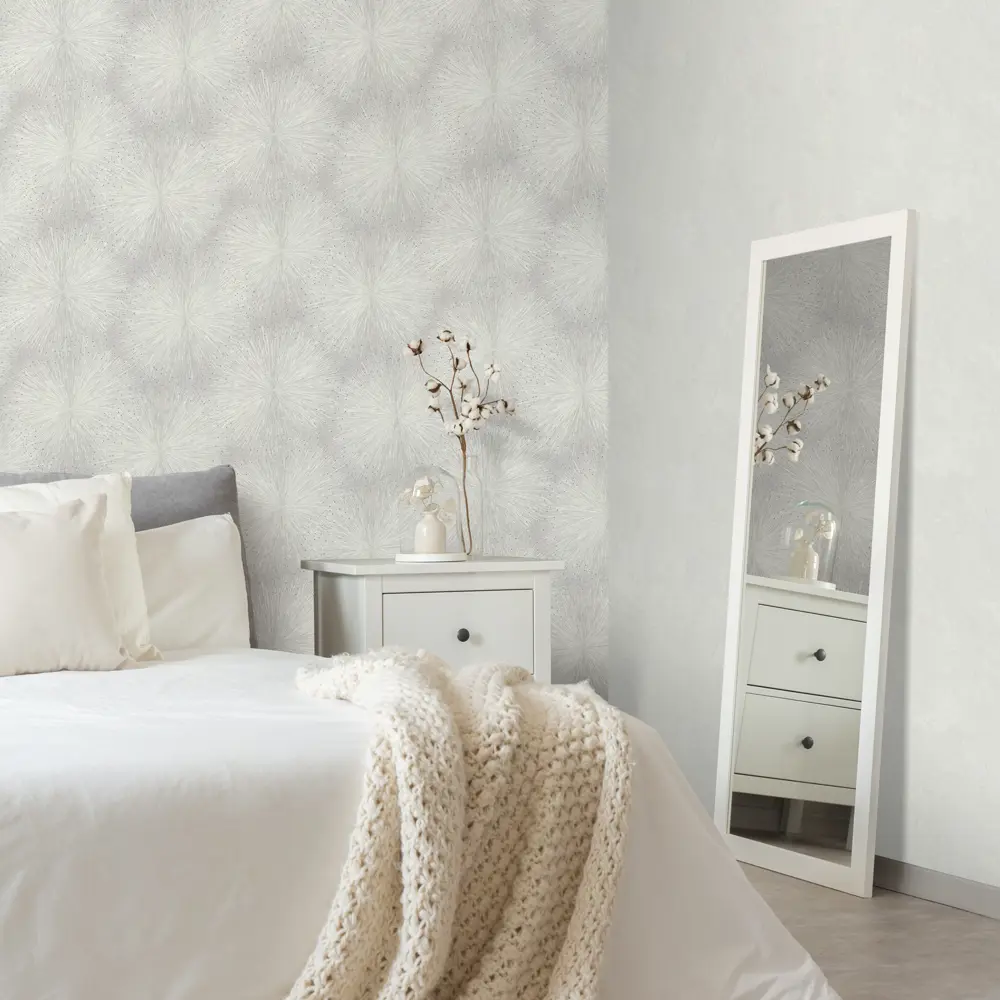 EURO DECOR Bengal: флизелиновые обои серого оттенка с текстурой 89347321 STLM-0832645 - Вид №3