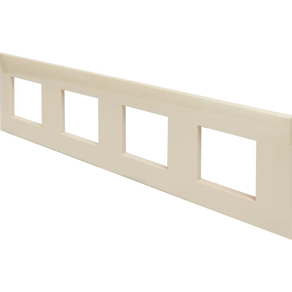 Рамка для розеток и выключателей DKC Avanti 4 поста цвет ванильная дымка STLM-2183299 - Вид №1