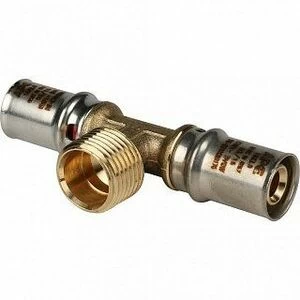 Тройник переходной STOUT НР 16х1/2"х16 под пресс