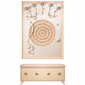 15007,14023 Настенная прихожая Heri 2 Айвори BOGACHO