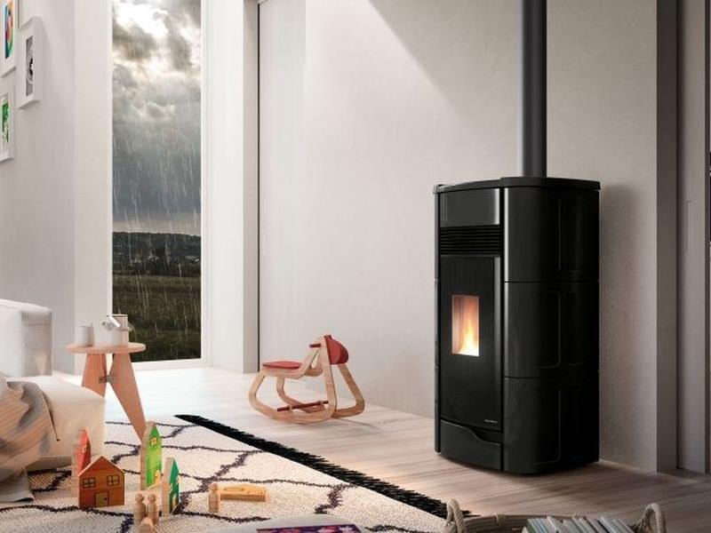 PALAZZETTI Пеллетная печь из керамики для воздушного отопления класс а + Anna sun-id-1367983 - Вид №4