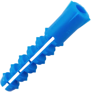 Дюбель с шипами для полнотелых материалов 12х70 мм полипропилен цвет синий 150 шт.