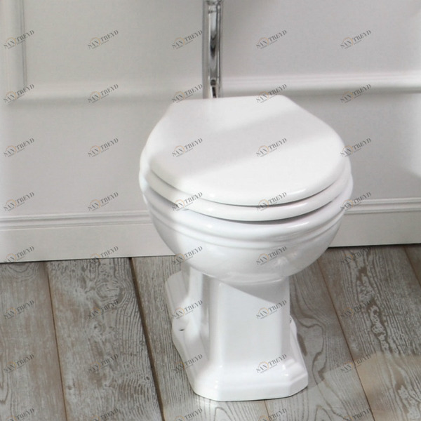 0211 Приставной унитаз напольный Белый Olympia Ceramica IMPERO STYLE Италия