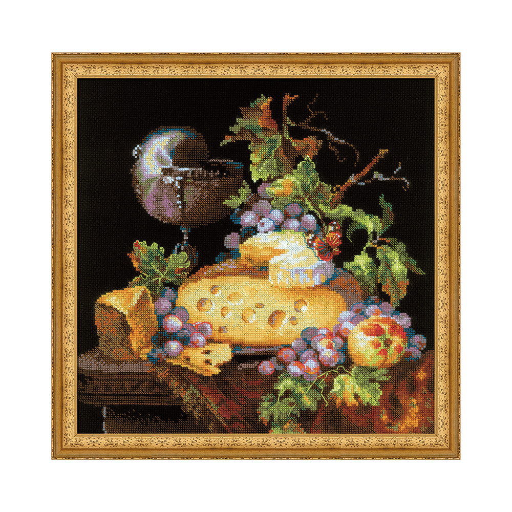 1659 Набор для вышивания Голландский натюрморт 30 х 30 см RIOLIS Сотвори Сама 