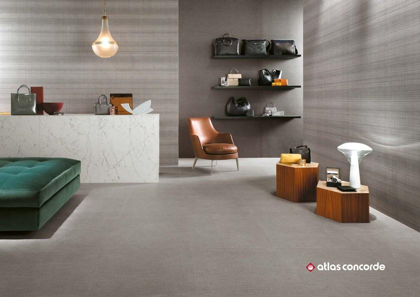 Atlas Concorde Белая плитка для стен с эффектом ткани Room sun-id-1400060 - Вид №4