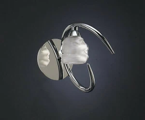 Бра настенное белое Mantra Loop Chrome 1806 MANTRA LOOP 00-3927634 Белый